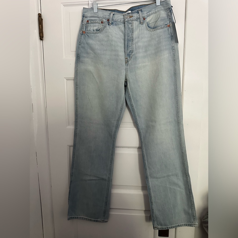 RE/DONE 90s High-Rise Loose Jeans • Ranch Water • NWT Size 30 - Picture 5 of 8